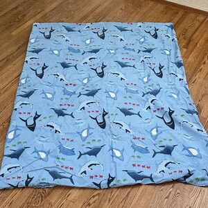 Pottery Barn Kids Shark Twin Duvet